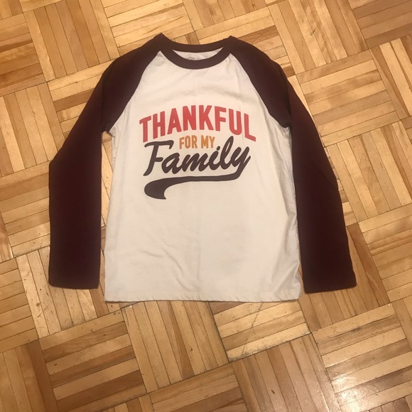 Other - 3/15$ Kids Long Sleeve Thankful Family Tee